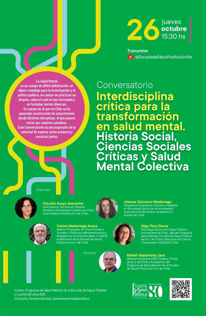 Conversatorio: Interdisciplina crítica para la transformación en salud mental