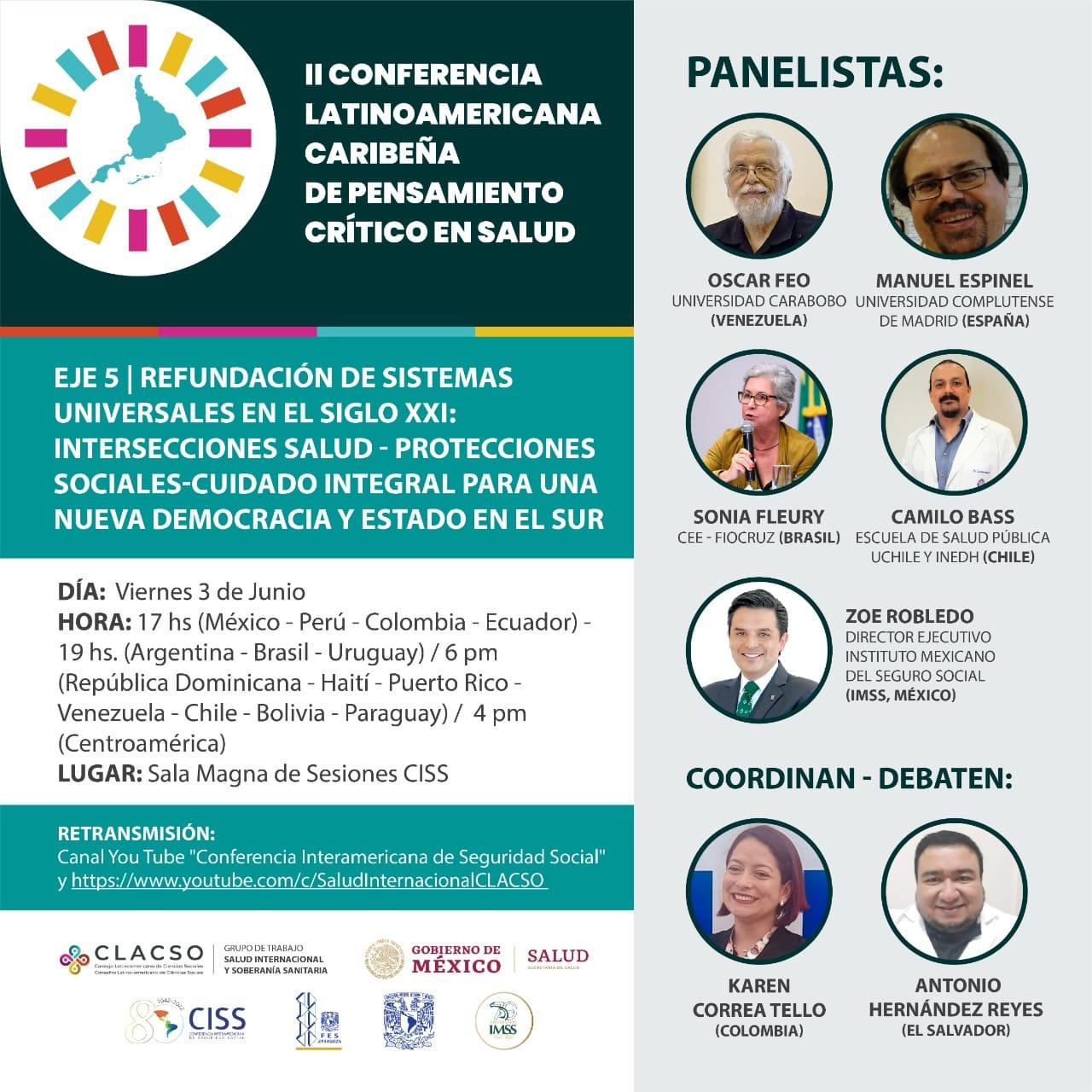 II Conferencia Latinoamericana y Caribeña del Pensamiento crítico en salud