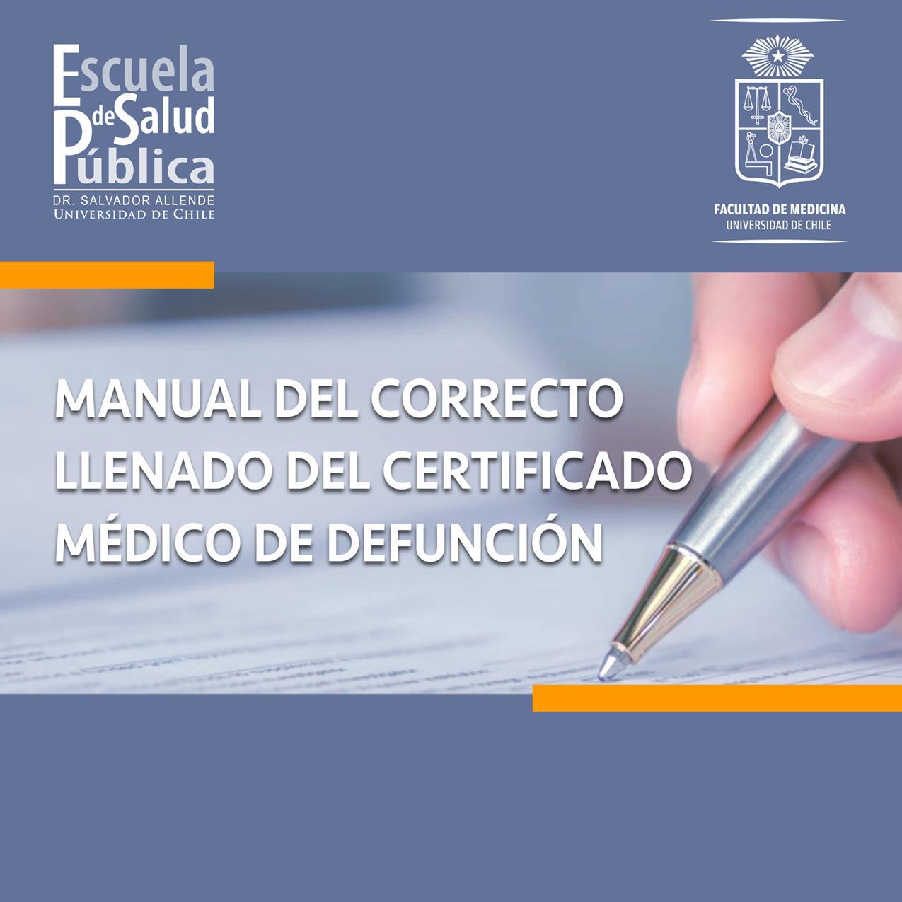 Manual del correcto llenado del Certificado Médico de Defunción (CMD)