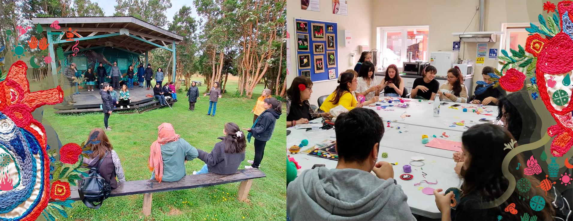 El arte y la promoción de la salud reúne a vecinas(os), profesionales de salud, estudiantes y académicos(as) de diversas comunidades