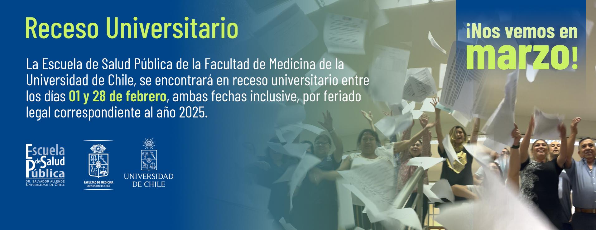 La Escuela de Salud Pública se suma al receso universitario. Volvemos el lunes 03 de marzo.