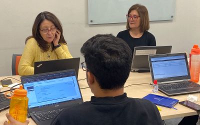 Edith González, key user o usuaria clave del módulo de Presupuesto (PSM), fue la encargada de guiar la primera sesión práctica de las capacitaciones del mes de mayo. Edith González, key user o usuaria clave del módulo de Presupuesto (PSM), fue la encargada de guiar la primera sesión práctica de las capacitaciones del mes de mayo.