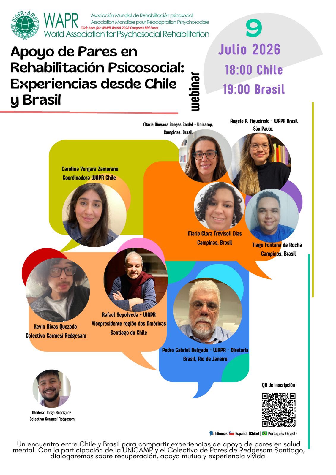 Apoyo de Pares en Rehabilitación Psicosocial: Experiencias desde Chile y Brasil
