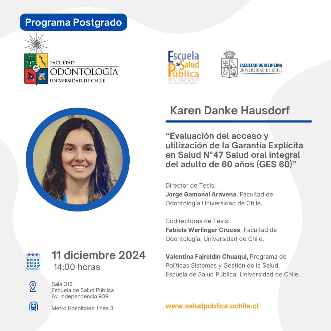 Examen de Grado, Facultad de Odontología_Karen Danke Hausdorf