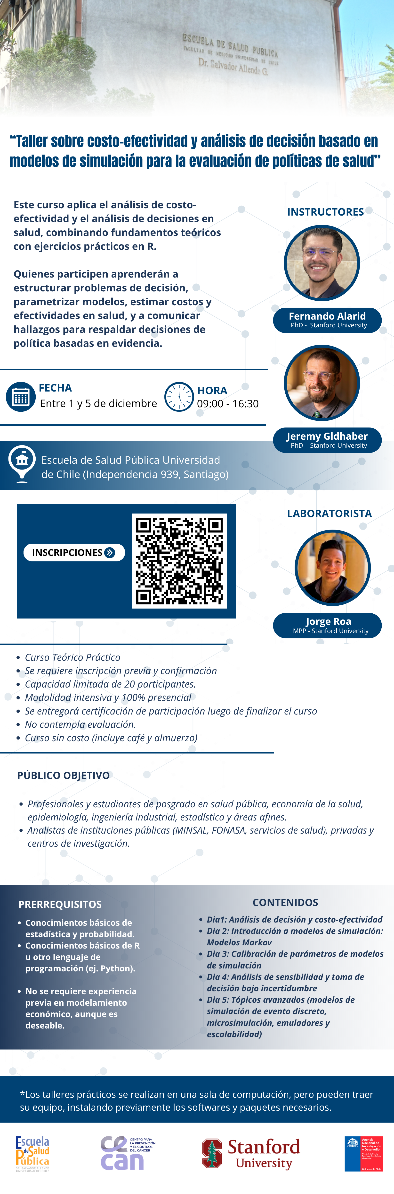 “Taller sobre costo-efectividad y análisis de decisión